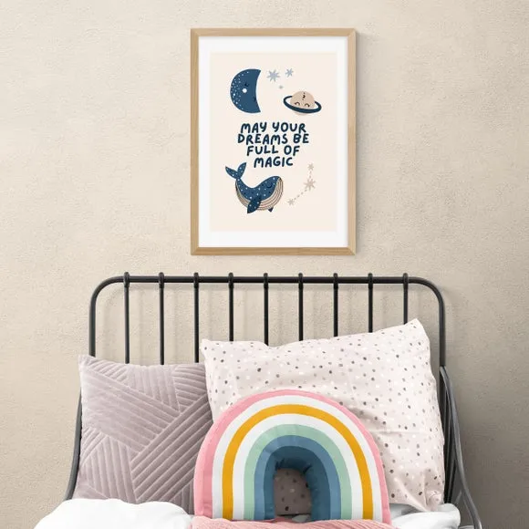 Dreams Magic Art Print - Blue