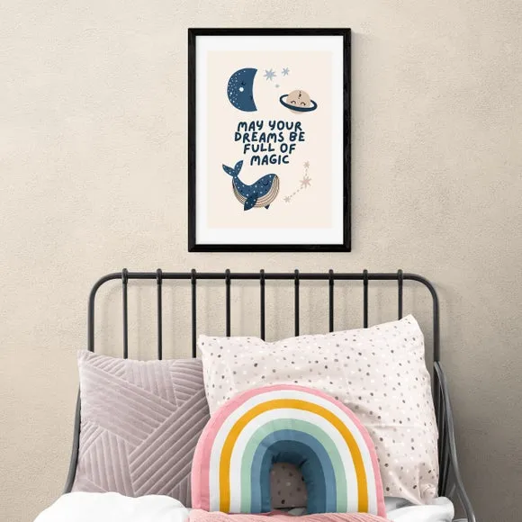 Dreams Magic Art Print - Blue