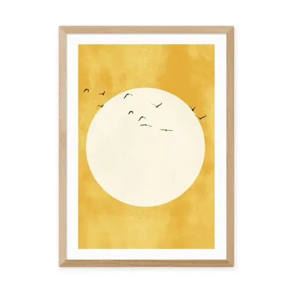 Eternal Sunshine Wall Print - Yellow