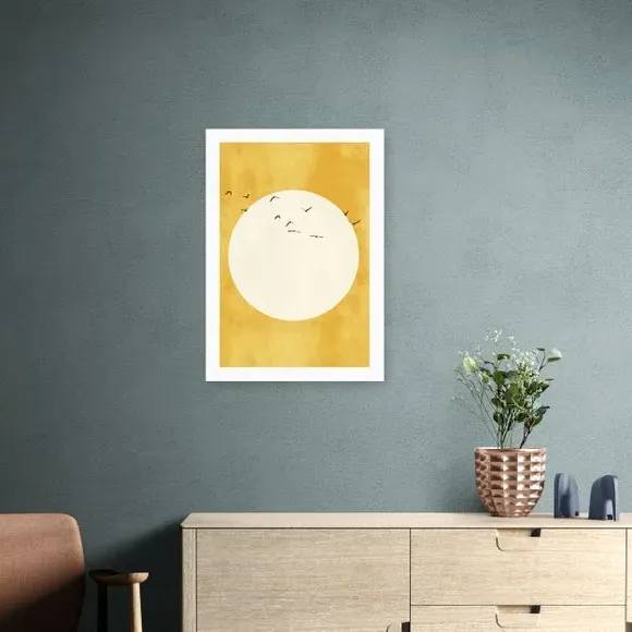 Eternal Sunshine Wall Print - Yellow image
