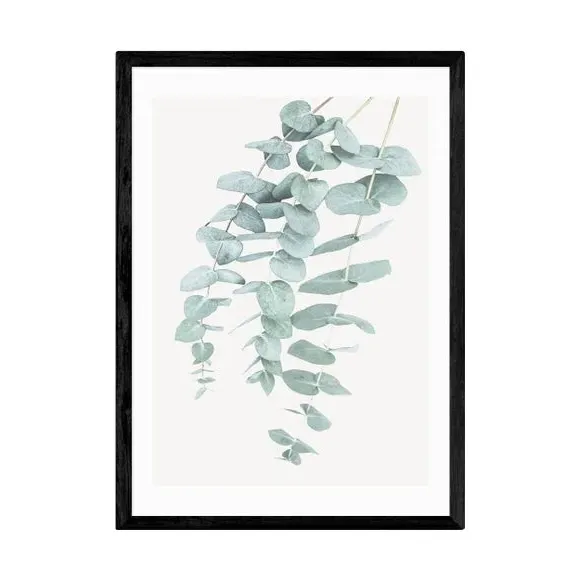 Eucalyptus Wall Print - Green, Paper