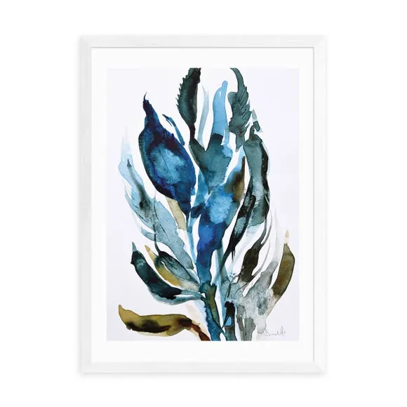 Fauna Wall Print - Blue, Paper