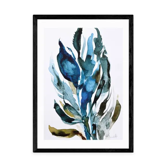 Fauna Wall Print - Blue, Paper