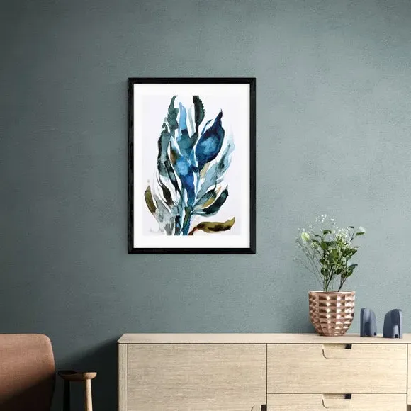 Fauna Wall Print - Blue, Paper