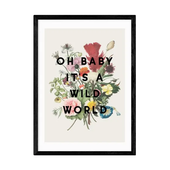 Floral Wall Print - Natural, Archival Paper