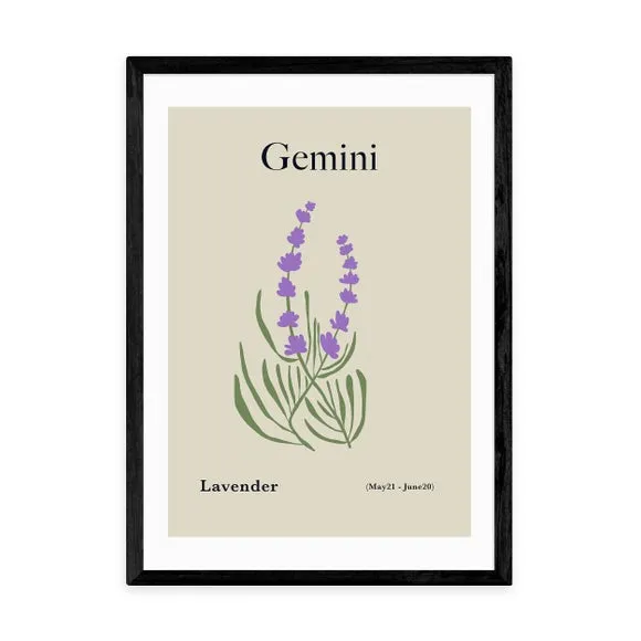 Gemini Art Print - Sage, Archival Paper