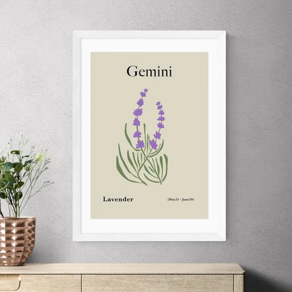 Gemini Art Print - Sage, Archival Paper