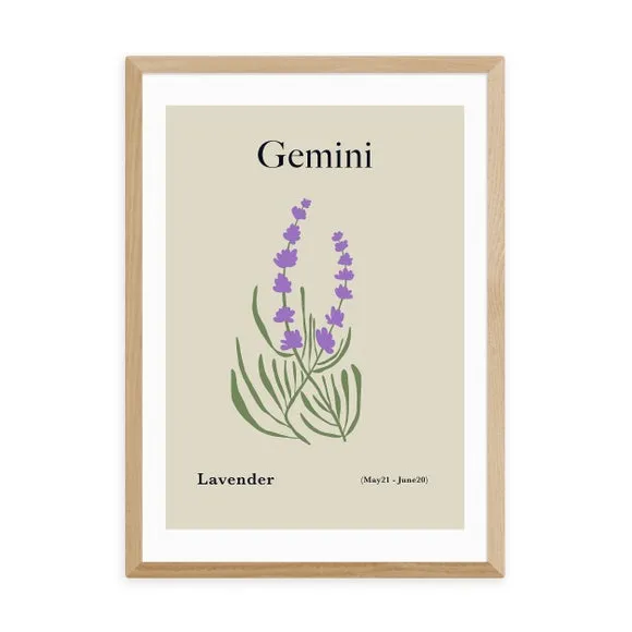 Gemini Art Print - Sage, Archival Paper