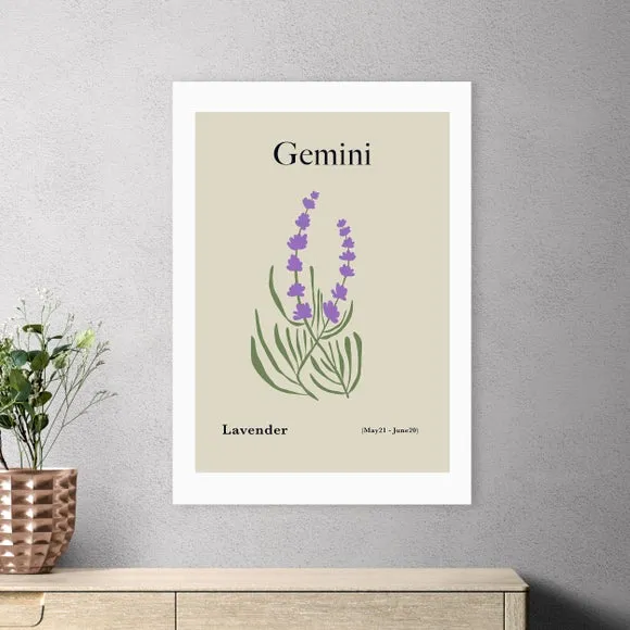 Gemini Art Print - Sage, Archival Paper