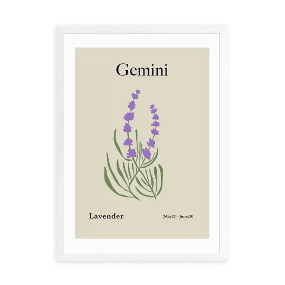Gemini Art Print - Sage, Archival Paper