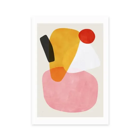 Geometric Wall Print - Multicolor