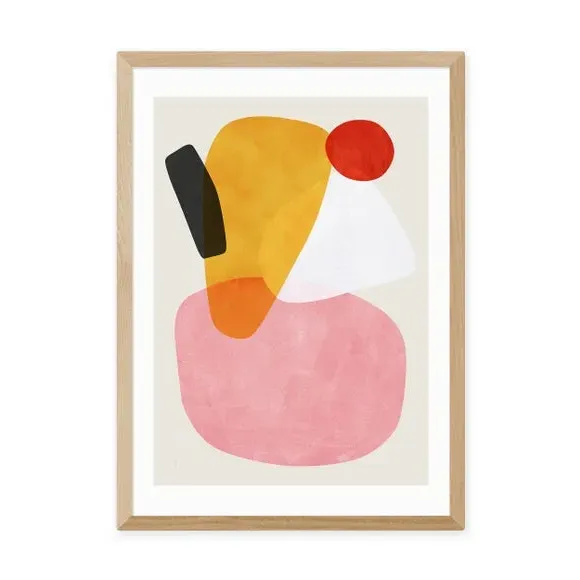 Geometric Wall Print - Multicolor