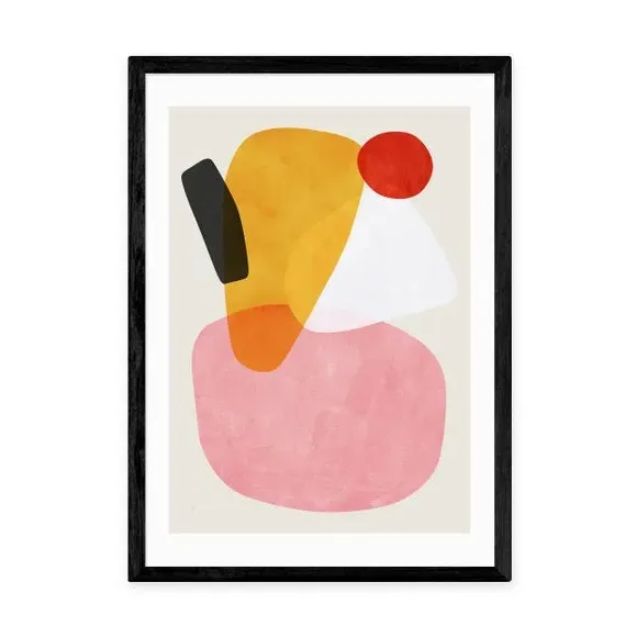 Geometric Wall Print - Multicolor