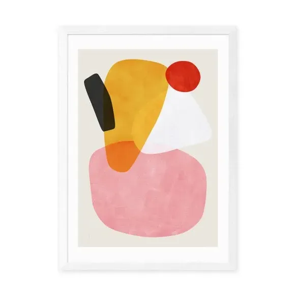Geometric Wall Print - Multicolor