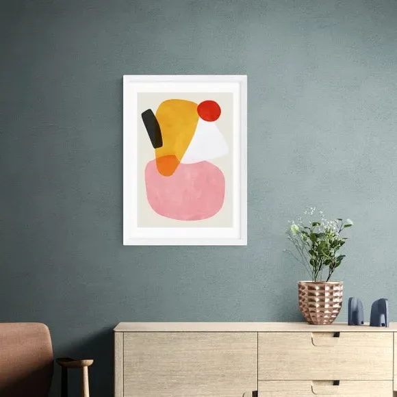 Geometric Wall Print - Multicolor