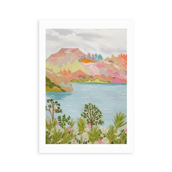 Landscape Wall Print - Multicolor, Paper