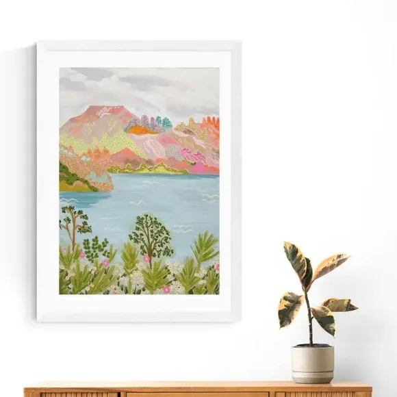 Landscape Wall Print - Multicolor, Paper