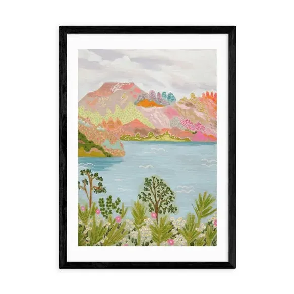 Landscape Wall Print - Multicolor, Paper
