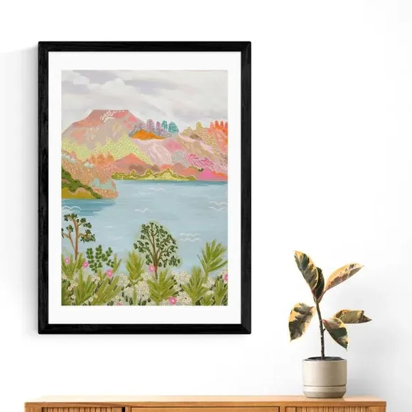 Landscape Wall Print - Multicolor, Paper
