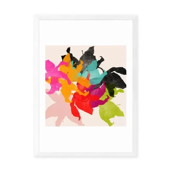Lily II Floral Print - Multicolor, Paper