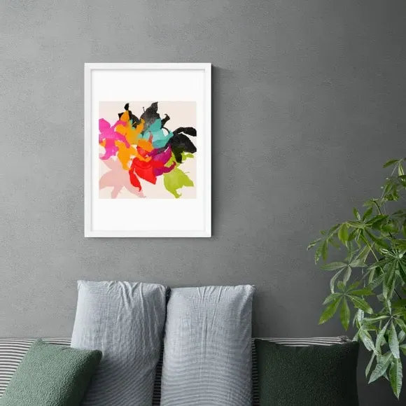 Lily II Floral Print - Multicolor, Paper