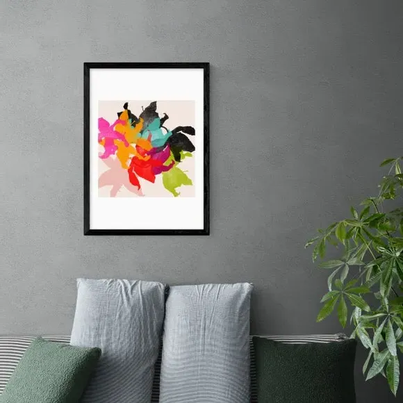 Lily II Floral Print - Multicolor, Paper