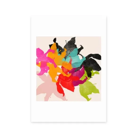 Lily II Floral Print - Multicolor, Paper image