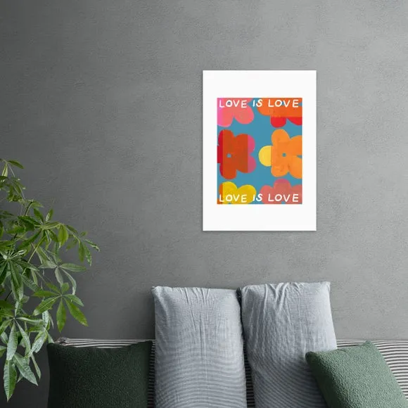 Love is Love III Framed Print - Multicolor image