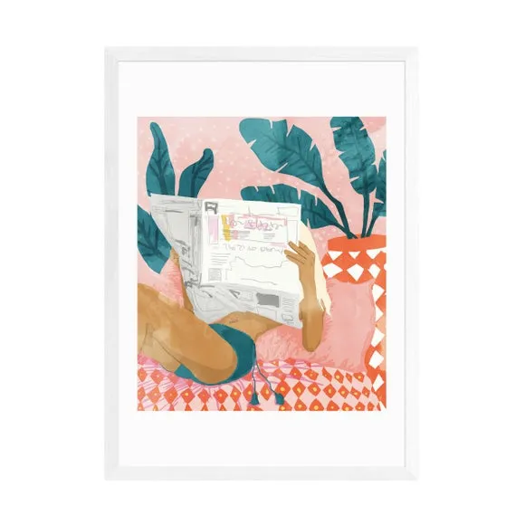 Morning News Art Print - Multicolor, Paper