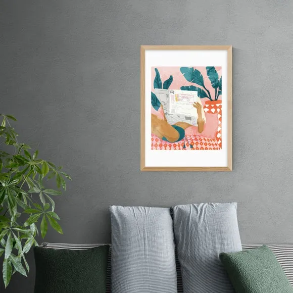 Morning News Art Print - Multicolor, Paper