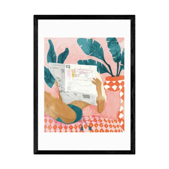 Morning News Art Print - Multicolor, Paper