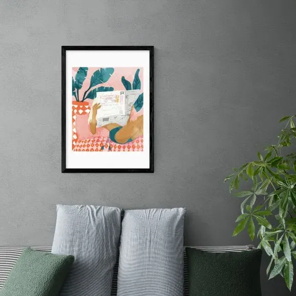 Morning News Art Print - Multicolor, Paper