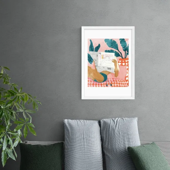 Morning News Art Print - Multicolor, Paper