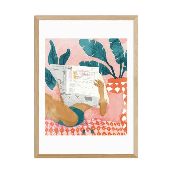 Morning News Art Print - Multicolor, Paper