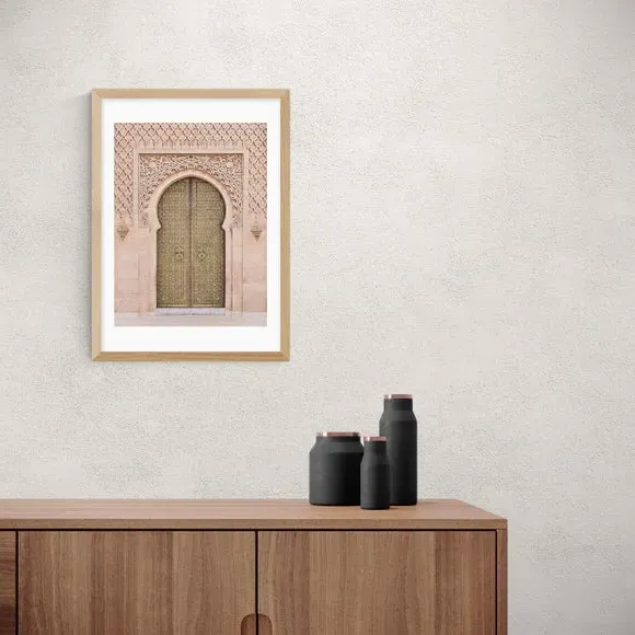 Moroccan Door Print - Pink