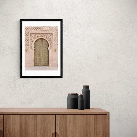 Moroccan Door Print - Pink