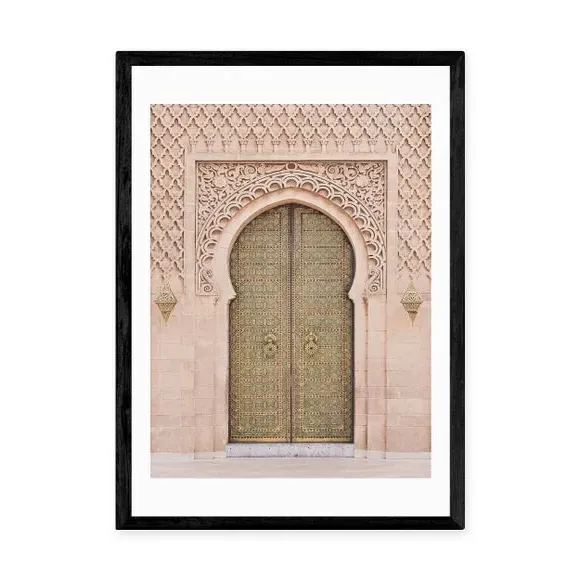 Moroccan Door Print - Pink