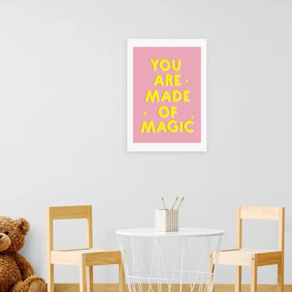 Motivational Typography Print - Pink, Paper image