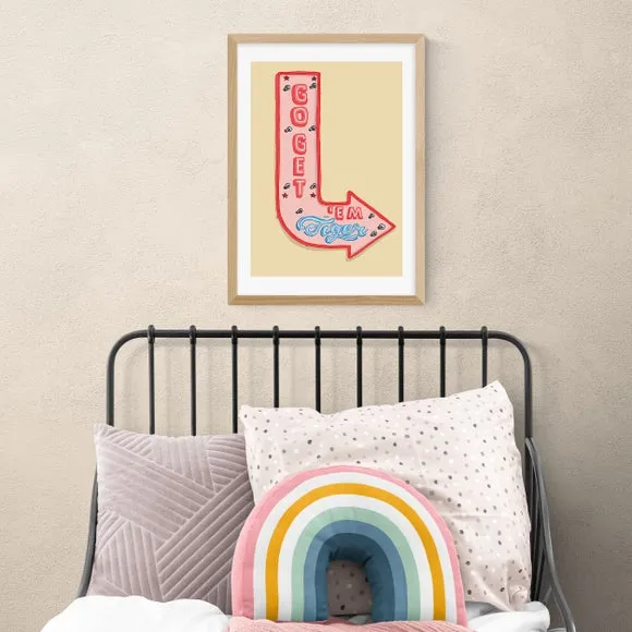Motivational Wall Print - Multicolor, Paper