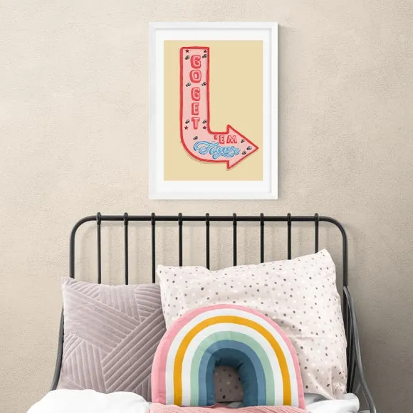 Motivational Wall Print - Multicolor, Paper
