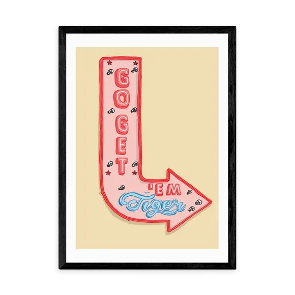 Motivational Wall Print - Multicolor, Paper
