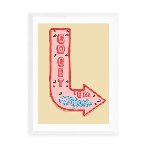 Motivational Wall Print - Multicolor, Paper