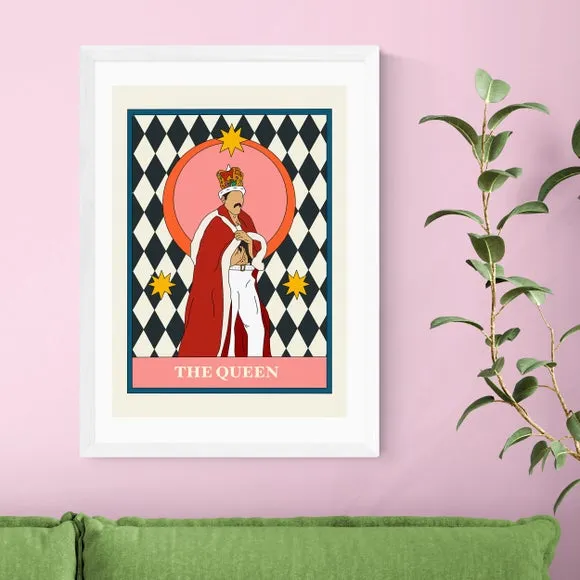 Music Art Print with Tarot Design - Multicolor