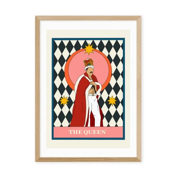 Music Art Print with Tarot Design - Multicolor
