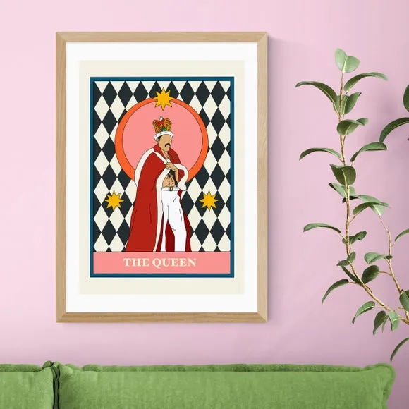 Music Art Print with Tarot Design - Multicolor