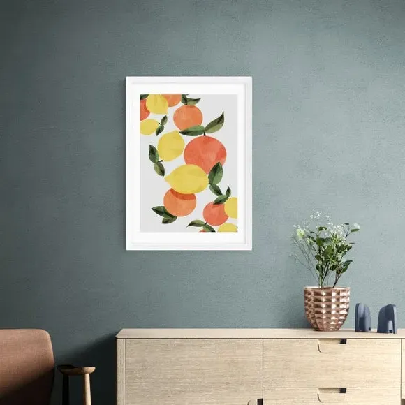 Oranges And Lemons Wall Print - Orange