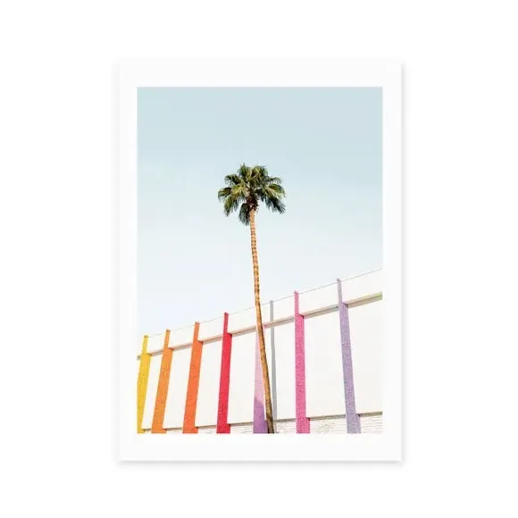 Palm Spring Colours II Art Print - Multicolor