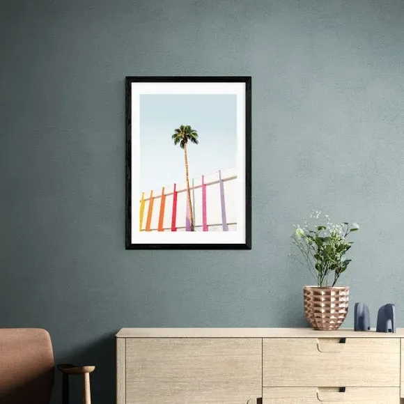 Palm Spring Colours II Art Print - Multicolor