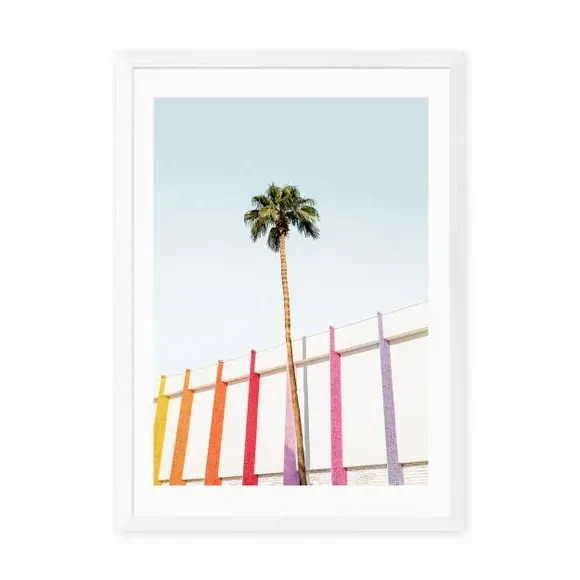 Palm Spring Colours II Art Print - Multicolor
