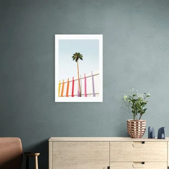 Palm Spring Colours II Art Print - Multicolor image